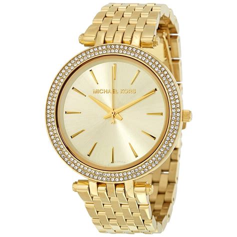 michael kors montre doré femme|michael kors diamond watch women's.